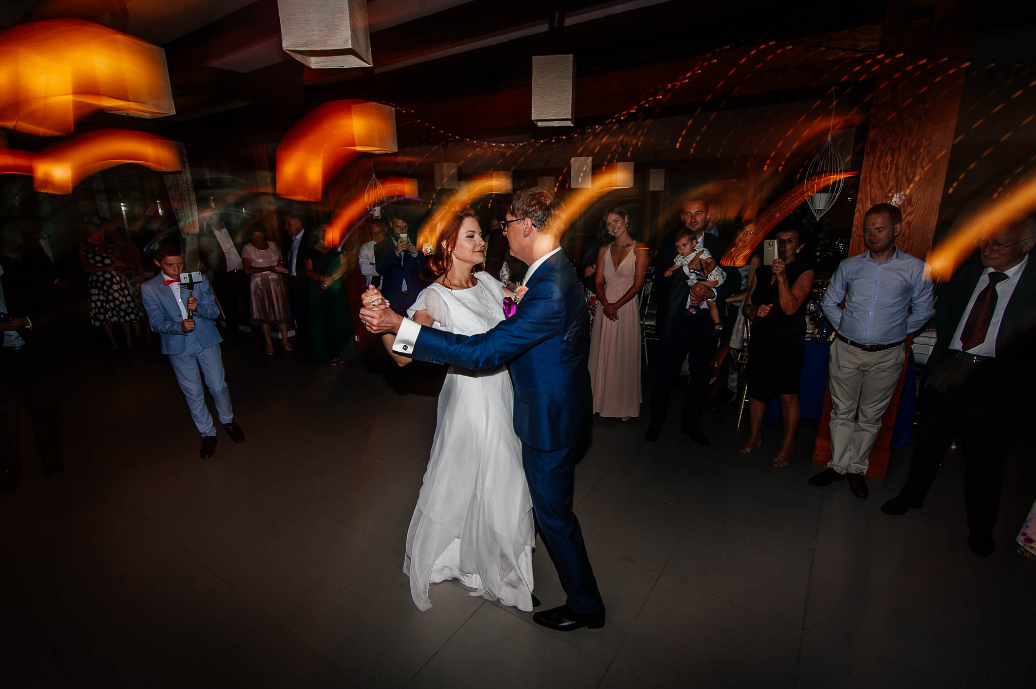 Para młoda na weselu w reatauracji Godding w Sopocie